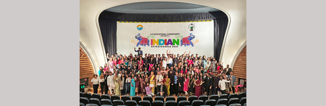 A.K.Educational Consultants Celebrates the Vibrant Indian Extravaganza 2023 at Immanuel Kant Baltic Federal University